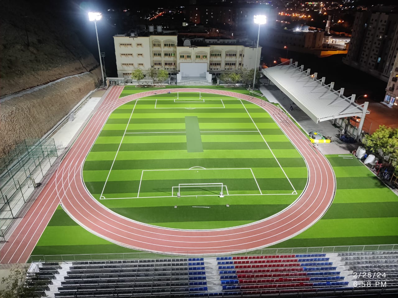 How to install non-infill football